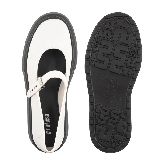 Baleriny Melissa Soft Ballerina Platform 37858/BP058 Black/White – zdjęcie 5