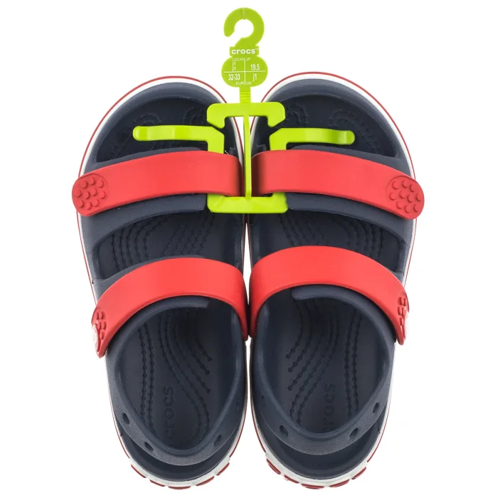 Sandałki Crocs Crocband Cruiser Sandal K Navy/Varsity Red 209423-4OT – zdjęcie 6