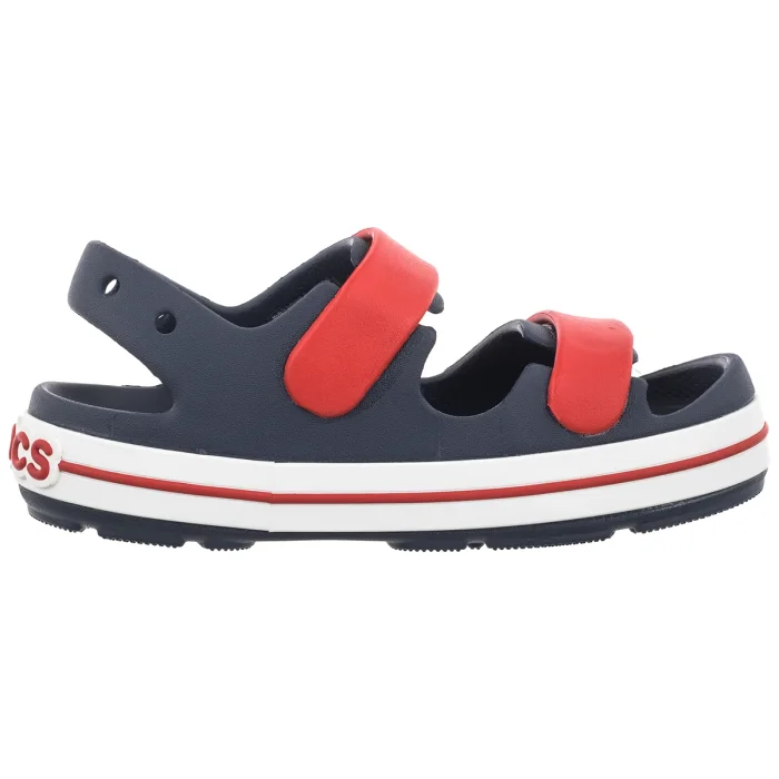 Sandałki Crocs Crocband Cruiser Sandal K Navy/Varsity Red 209423-4OT – zdjęcie 3