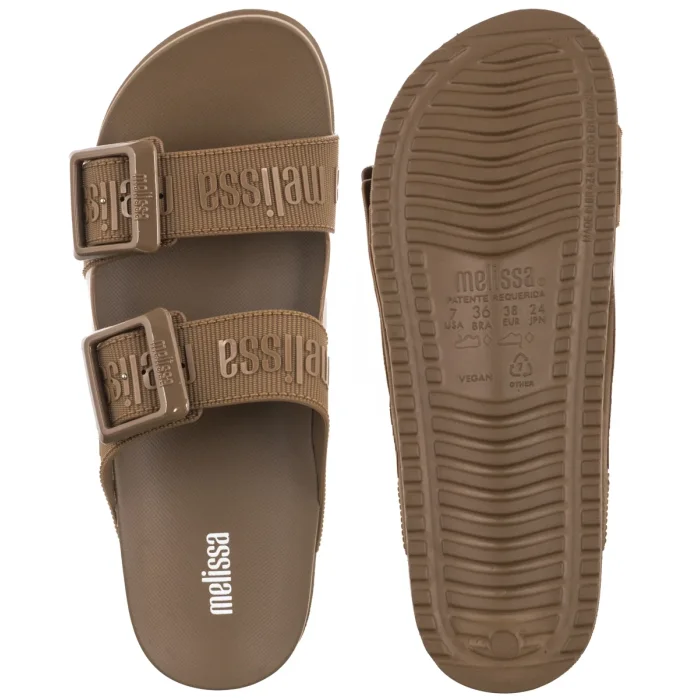 Klapki Melissa Cozy Slide M Lover AD 35849/BW671 Brown – zdjęcie 5