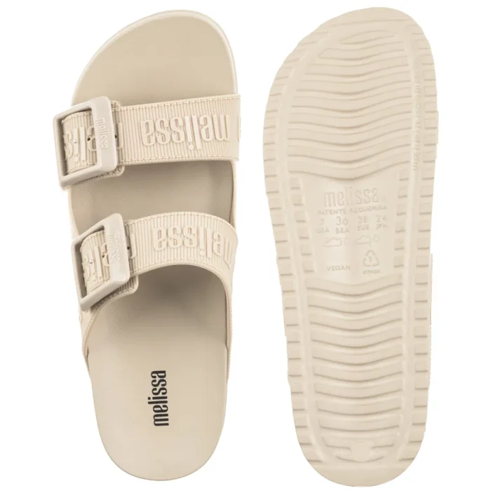 Klapki Melissa Cozy Slide M Lover AD 35849/BJ435 Light Beige – zdjęcie 5