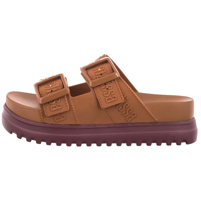 Klapki Melissa Cozy M Lover Platform 35977/BW409 Brown – zdjęcie 2