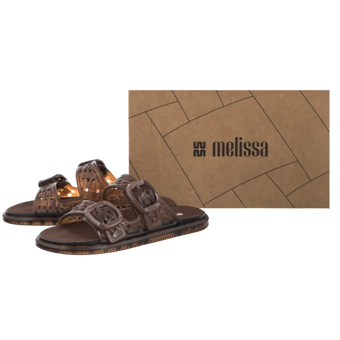 Klapki Melissa Possession Slip AD 37950/BW211 Brown – zdjęcie 6