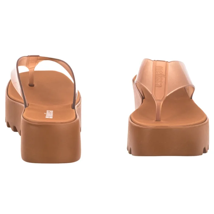 Japonki Melissa Thong Platform AD 38095/BV721 Brown – zdjęcie 4