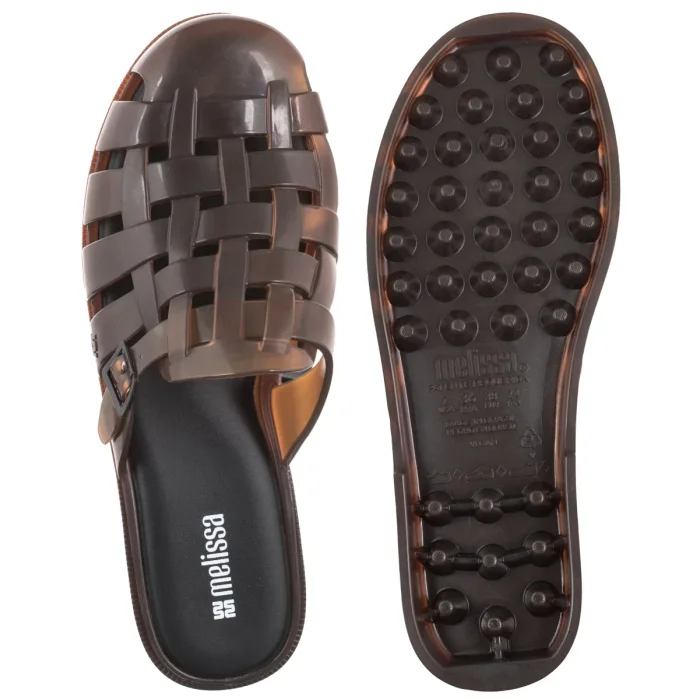 Klapki Melissa Possession Mule AD 38029/BW220 Brown – zdjęcie 5