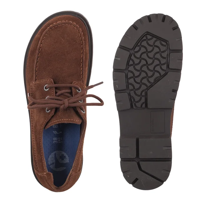 Półbuty Birkenstock Highwood Mod Lace Low Carafe 1031912 Suede – zdjęcie 5