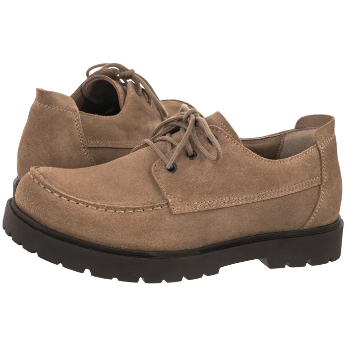 Półbuty Birkenstock Highwood Mod Lace Low Gray Taupe 1031884 Suede – zdjęcie 1