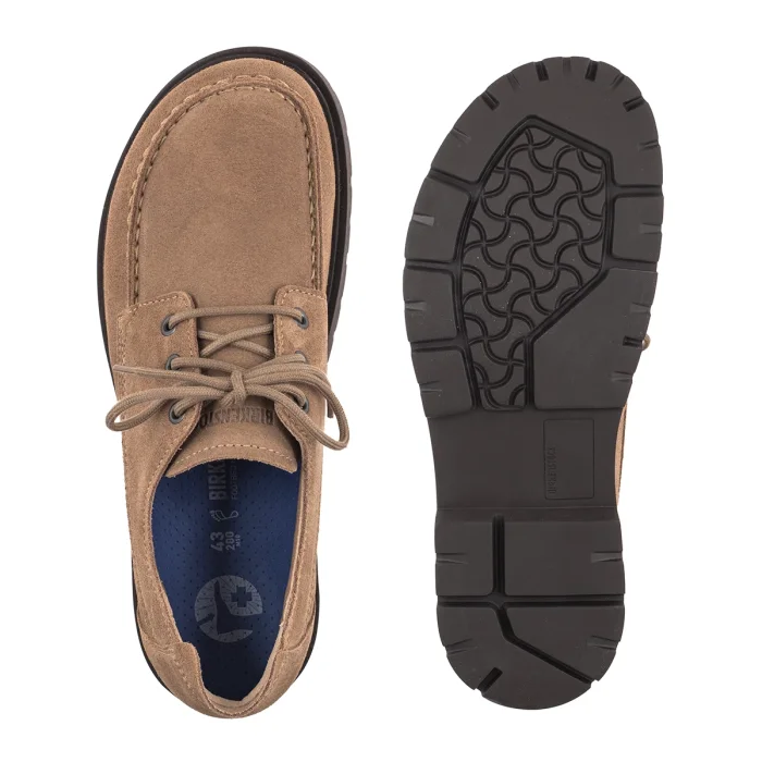 Półbuty Birkenstock Highwood Mod Lace Low Gray Taupe 1031884 Suede – zdjęcie 5