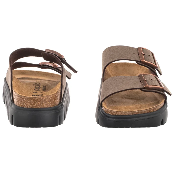 Klapki Papillio Arizona Pap Chunky Mocca 1033056 Eco Leather – zdjęcie 4