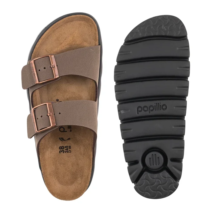 Klapki Papillio Arizona Pap Chunky Mocca 1033056 Eco Leather – zdjęcie 5