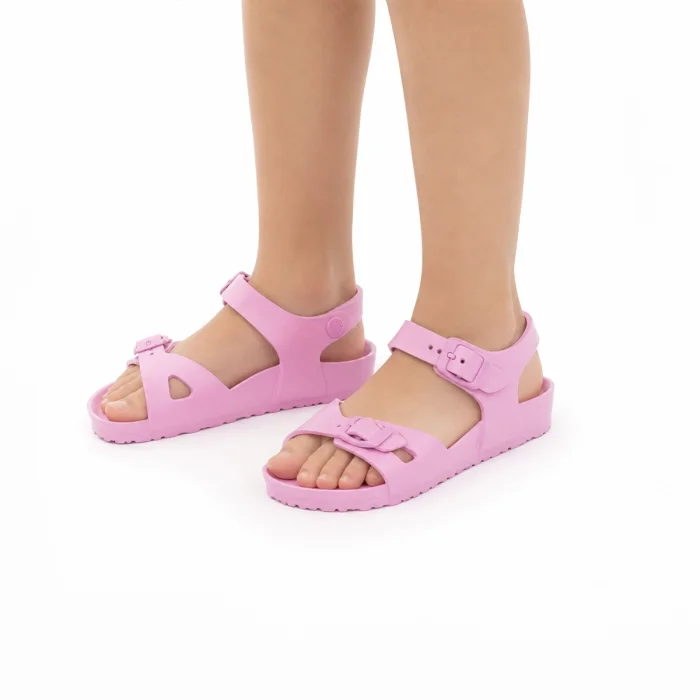 Sandałki Birkenstock Rio Eva Kids Fondant Pink 1027412 – zdjęcie 2