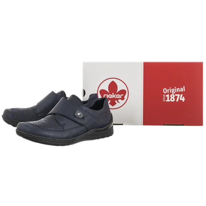 Półbuty Rieker Granatowe 48951-14 Blue – zdjęcie 6