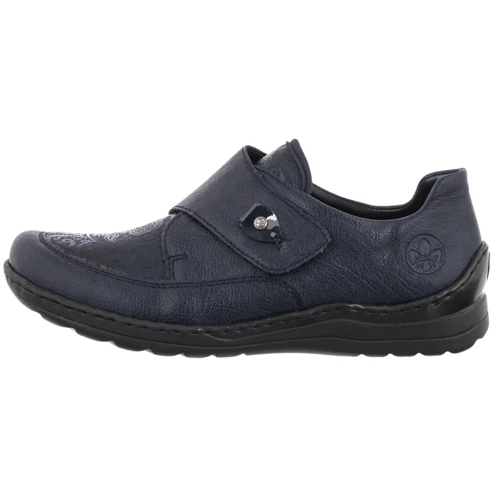 Półbuty Rieker Granatowe 48951-14 Blue – zdjęcie 2