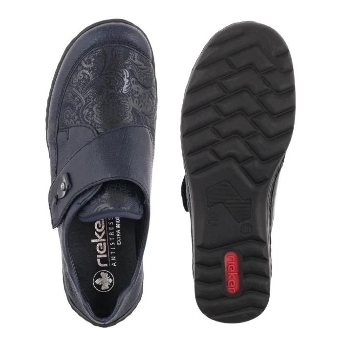 Półbuty Rieker Granatowe 48951-14 Blue – zdjęcie 5