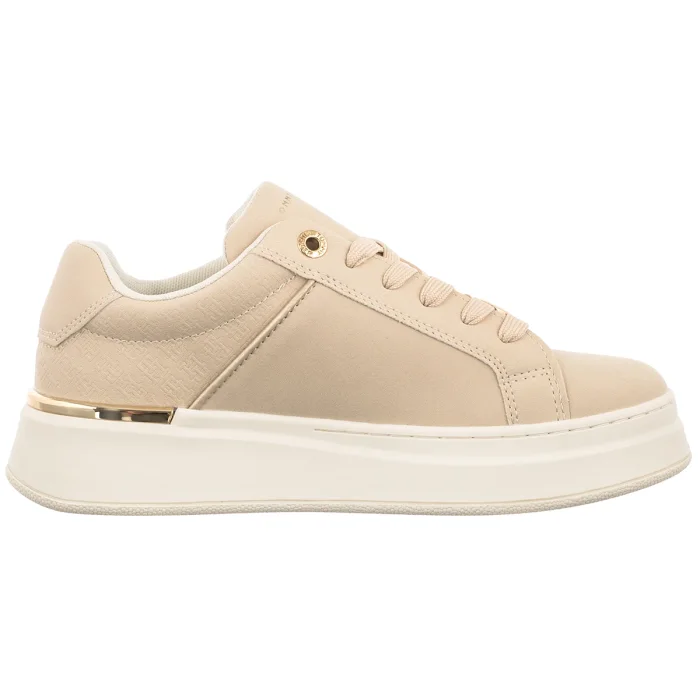 Sneakersy Tommy Hilfiger Low Cut Lace-Up Sneaker Milk T3A9-35094-1967 128 – zdjęcie 3