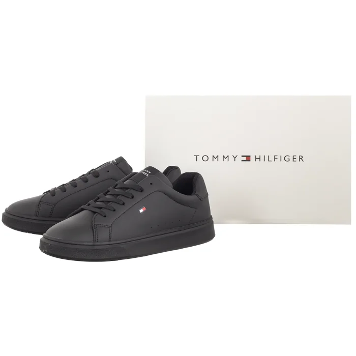 Buty Tommy Hilfiger Low Cut Lace-Up Sneaker Black T3A9-35094-1967 128 – zdjęcie 6