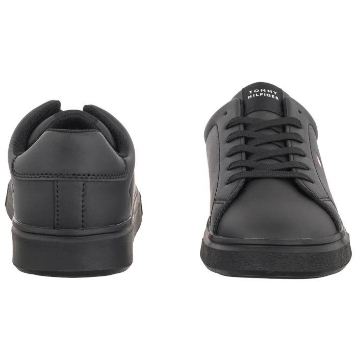 Buty Tommy Hilfiger Low Cut Lace-Up Sneaker Black T3A9-35094-1967 128 – zdjęcie 4