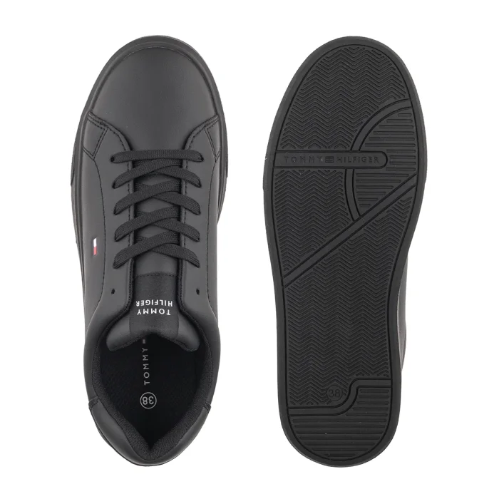 Buty Tommy Hilfiger Low Cut Lace-Up Sneaker Black T3A9-35094-1967 128 – zdjęcie 5