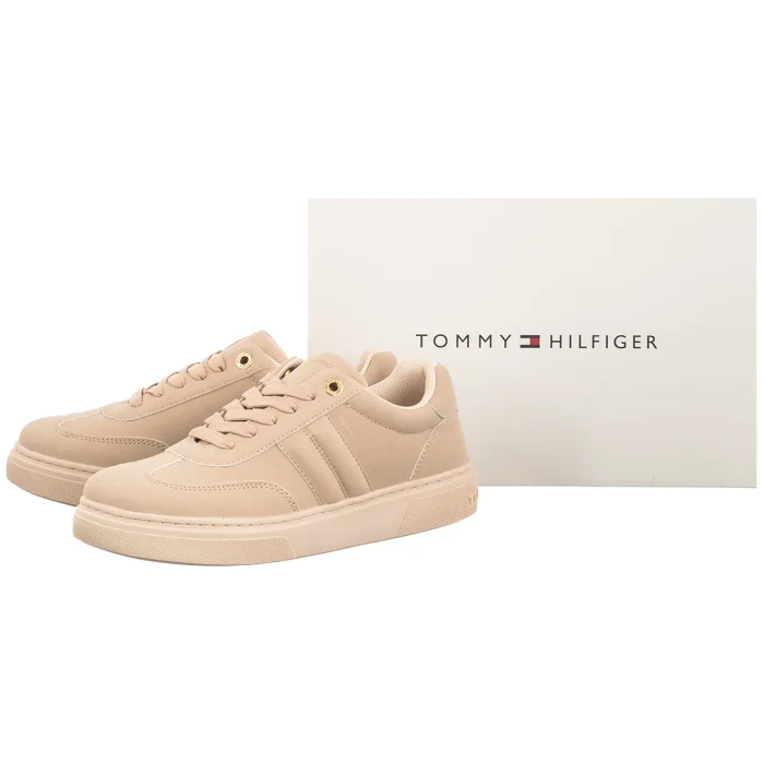 Sneakersy Tommy Hilfiger Low Cut Lace-Up Sneaker Nude T3A9-35086-0315 359 – zdjęcie 6