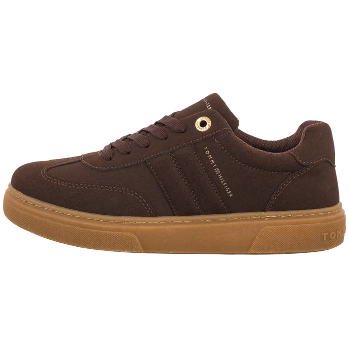 Sneakersy Tommy Hilfiger Low Cut Lace-Up Sneaker Dark Brown T3A9-35086-0315 525 – zdjęcie 2