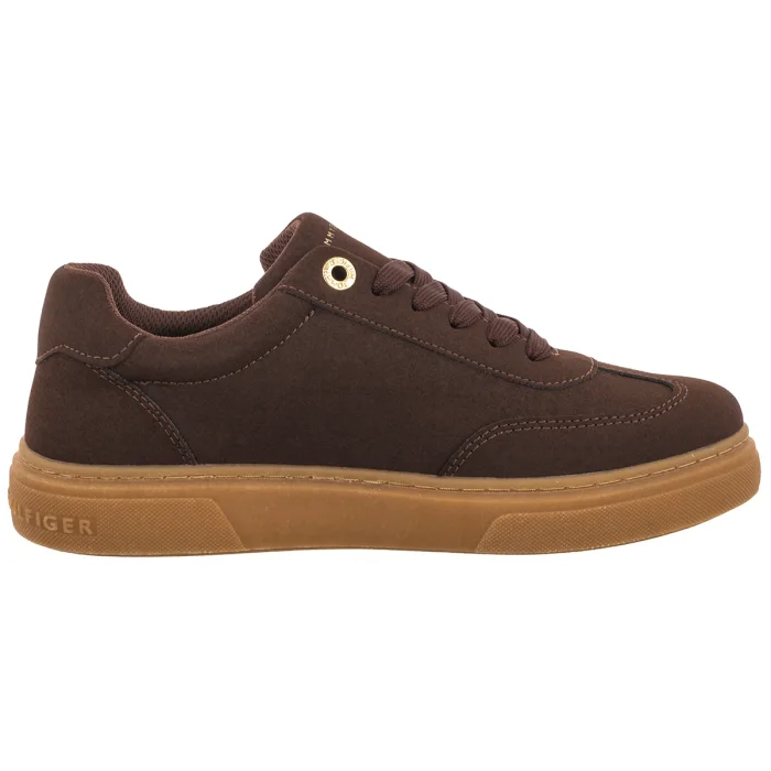 Sneakersy Tommy Hilfiger Low Cut Lace-Up Sneaker Dark Brown T3A9-35086-0315 525 – zdjęcie 3
