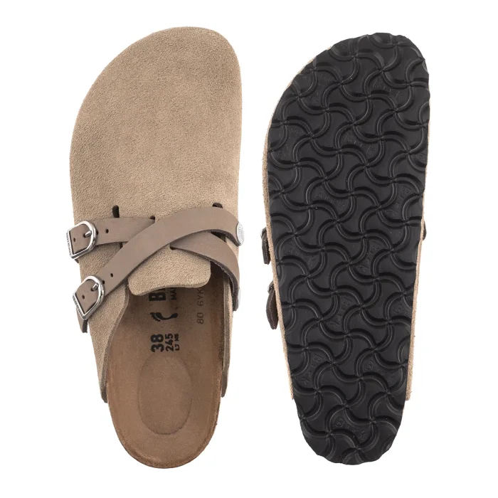 Klapki Birkenstock Blair Taupe Suede Leather 1032905 – zdjęcie 5