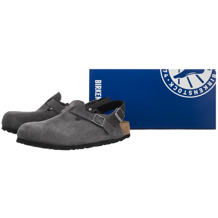 Sandały Birkenstock Tokio II Suede Leather Charcoal 1032421 – zdjęcie 6