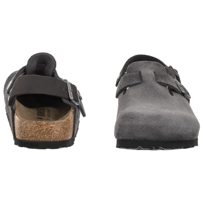 Sandały Birkenstock Tokio II Suede Leather Charcoal 1032421 – zdjęcie 4