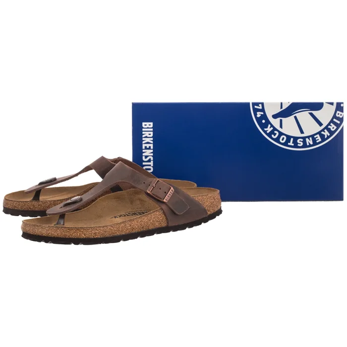 Japonki Birkenstock Gizeh BS Habana Leather Oiled 0743833 – zdjęcie 6