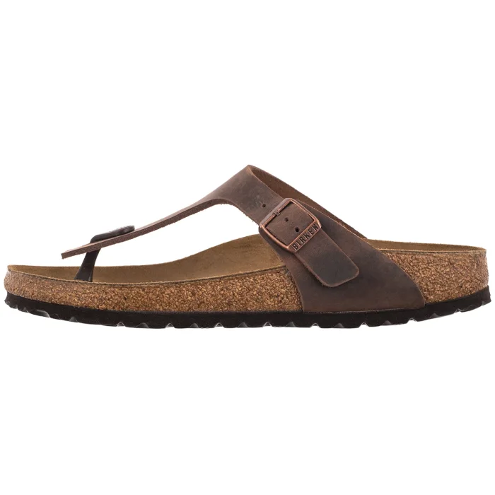 Japonki Birkenstock Gizeh BS Habana Leather Oiled 0743833 – zdjęcie 2