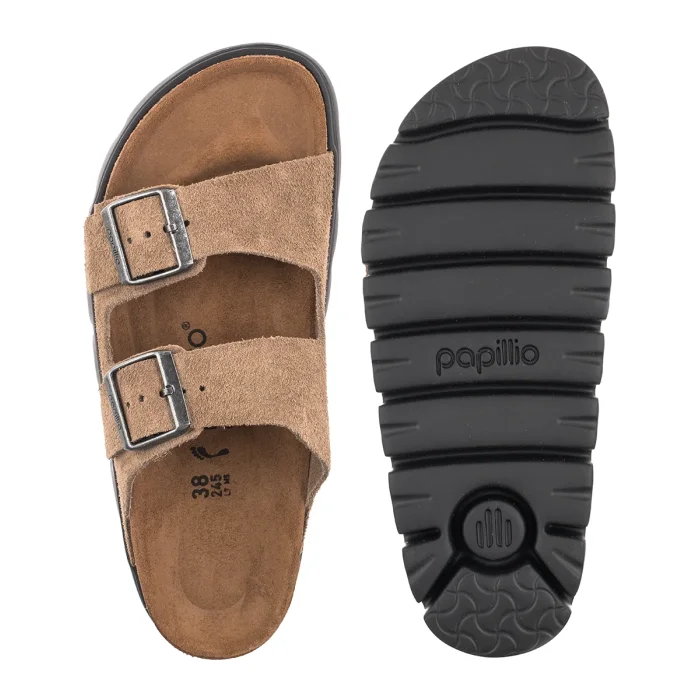 Klapki Papillio Arizona Pap Chunky Gray Taupe 1033080 – zdjęcie 5