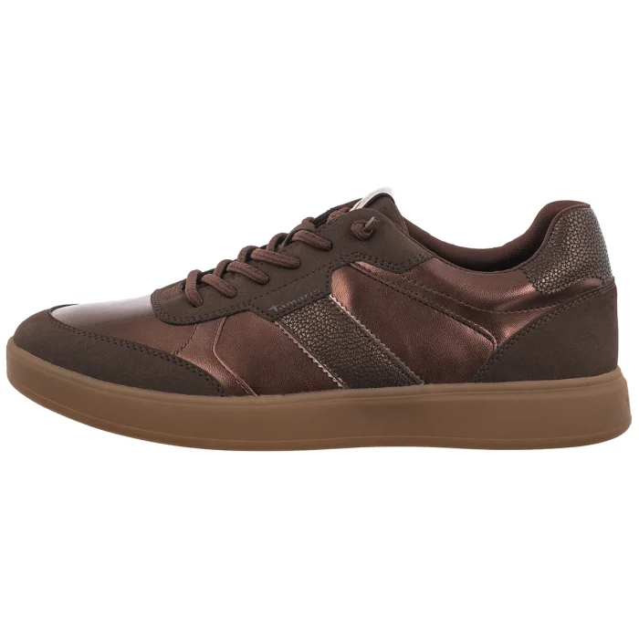 Półbuty Tamaris Złote 1-23747-47 351 Mocca Metall – zdjęcie 2