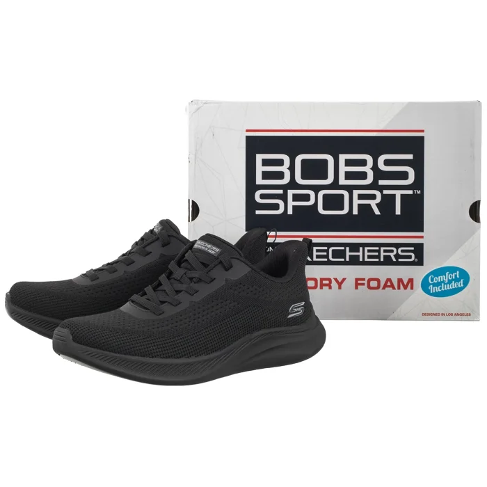 Sneakersy Skechers Bobs Moda Flex Easy Dawn Black 117733/BBK – zdjęcie 6