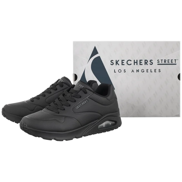 Sneakersy Skechers Uno Savvy Debon-Air Black 183450/BBK – zdjęcie 6