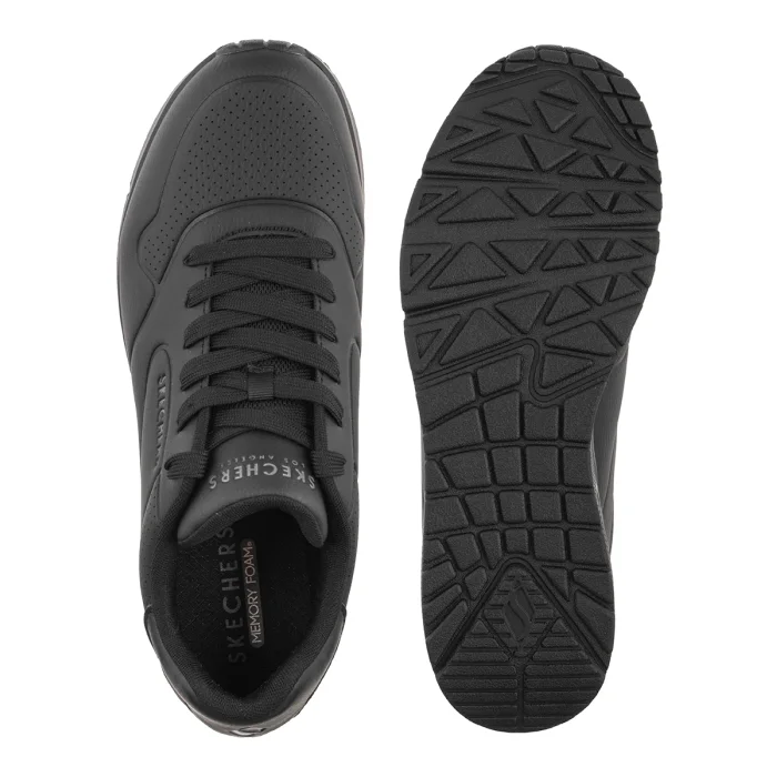 Sneakersy Skechers Uno Savvy Debon-Air Black 183450/BBK – zdjęcie 5