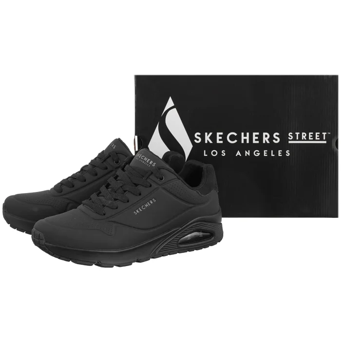 Sneakersy Skechers Uno Suited On Air Black 183004/B – zdjęcie 6