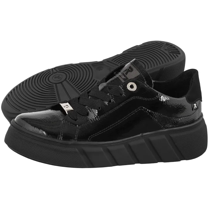 Sneakersy Rieker Czarne W2601-00 Black – zdjęcie 1