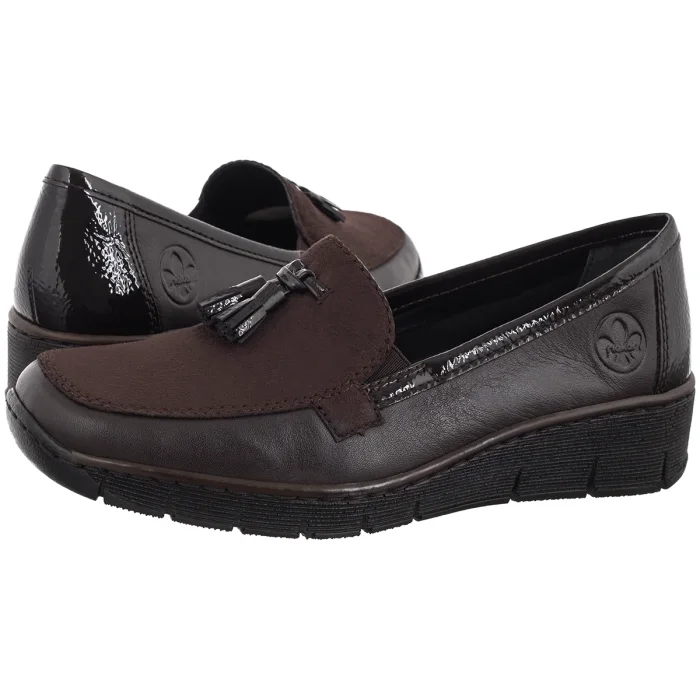 Mokasyny Rieker Brązowe 53771-25 Brown – zdjęcie 1