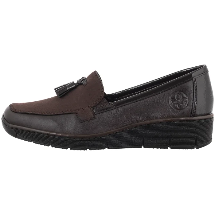 Mokasyny Rieker Brązowe 53771-25 Brown – zdjęcie 2