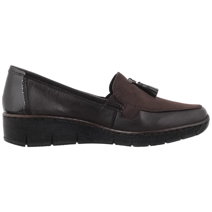 Mokasyny Rieker Brązowe 53771-25 Brown – zdjęcie 3