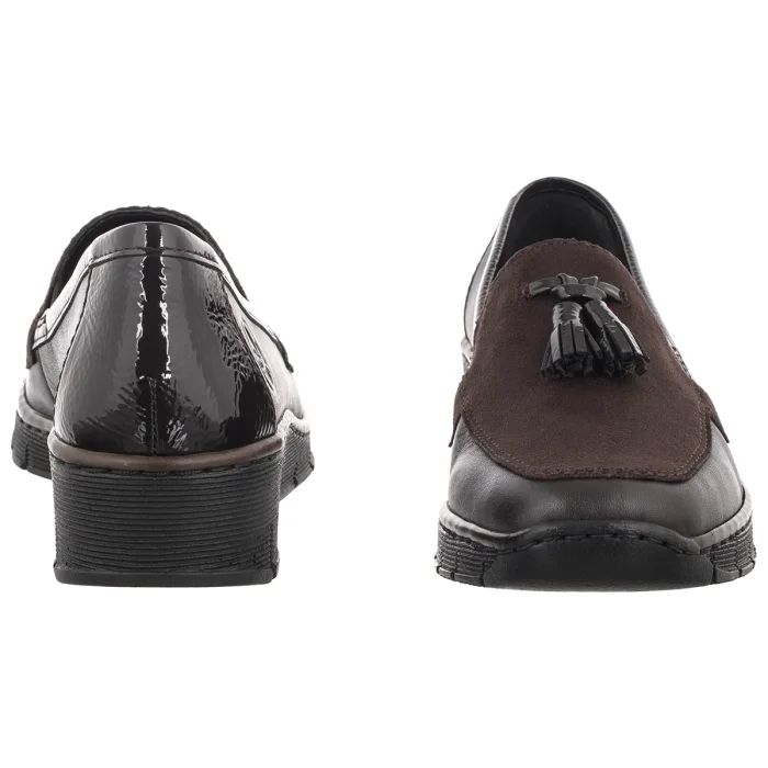 Mokasyny Rieker Brązowe 53771-25 Brown – zdjęcie 4