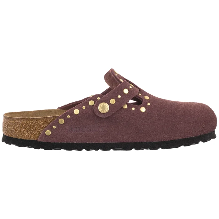 Klapki Birkenstock Boston Rivet Border Pepper Suede 1032897 – zdjęcie 3