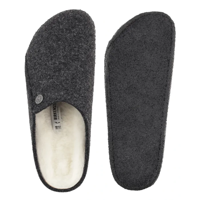 Kapcie Birkenstock Zermatt Rivet Anthracite Felt 1015084 – zdjęcie 5