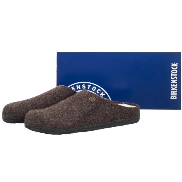 Kapcie Birkenstock Zermatt Rivet Mocha Felt 1016571 – zdjęcie 6