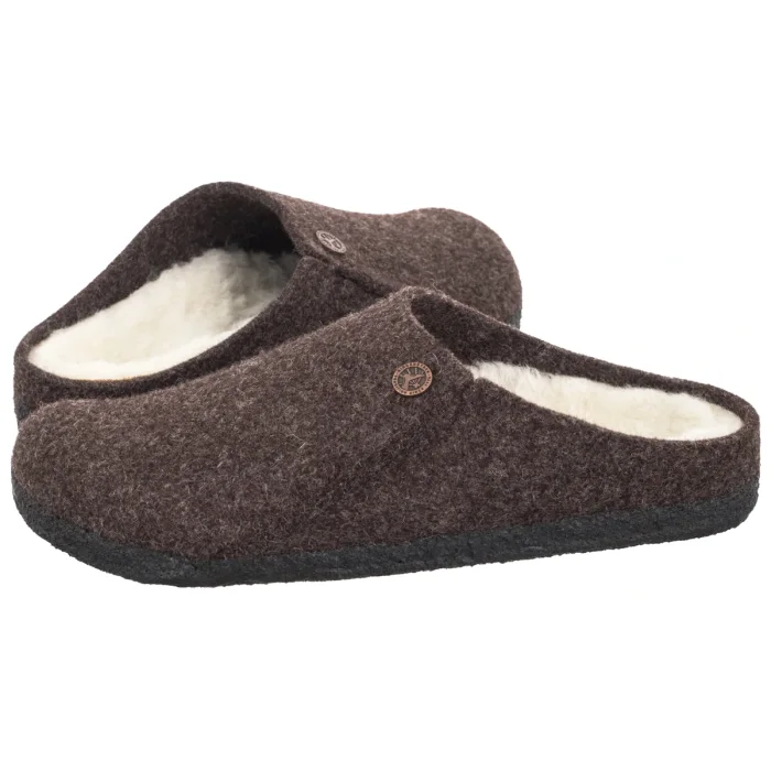 Kapcie Birkenstock Zermatt Rivet Mocha Felt 1016571 – zdjęcie 1