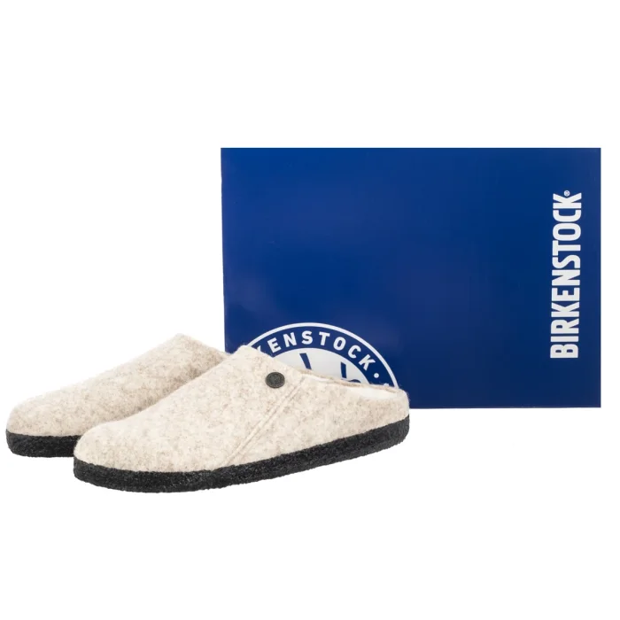 Kapcie Birkenstock Zermatt Rivet Eggshell Felt 1020029 – zdjęcie 6