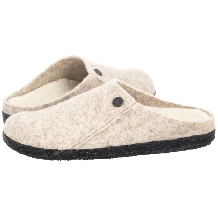 Kapcie Birkenstock Zermatt Rivet Eggshell Felt 1020029 – zdjęcie 1