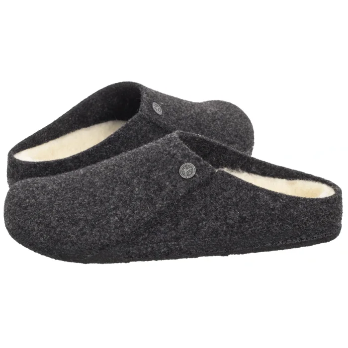 Kapcie Birkenstock Zermatt Rivet Anthracite Felt 1015090 – zdjęcie 1
