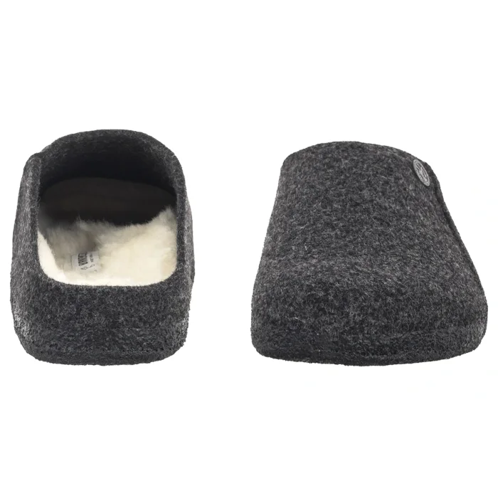 Kapcie Birkenstock Zermatt Rivet Anthracite Felt 1015090 – zdjęcie 4
