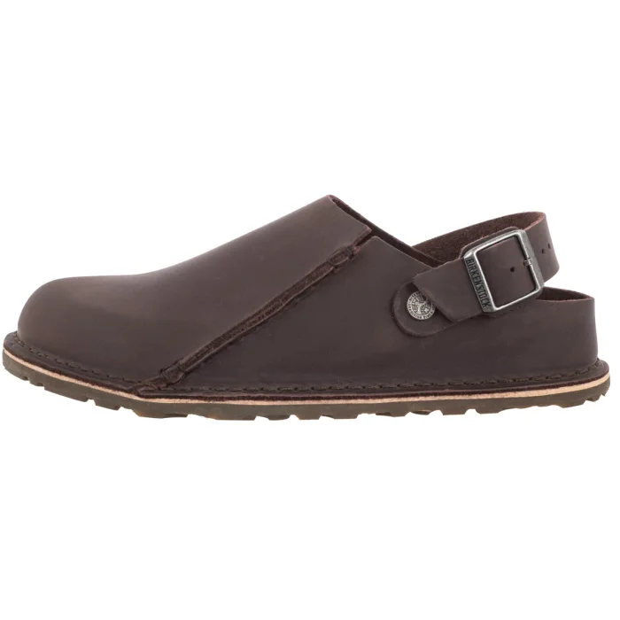 Kapcie Birkenstock Lutry Premium Wider Strap Habana Leather Oiled 1032551 – zdjęcie 2